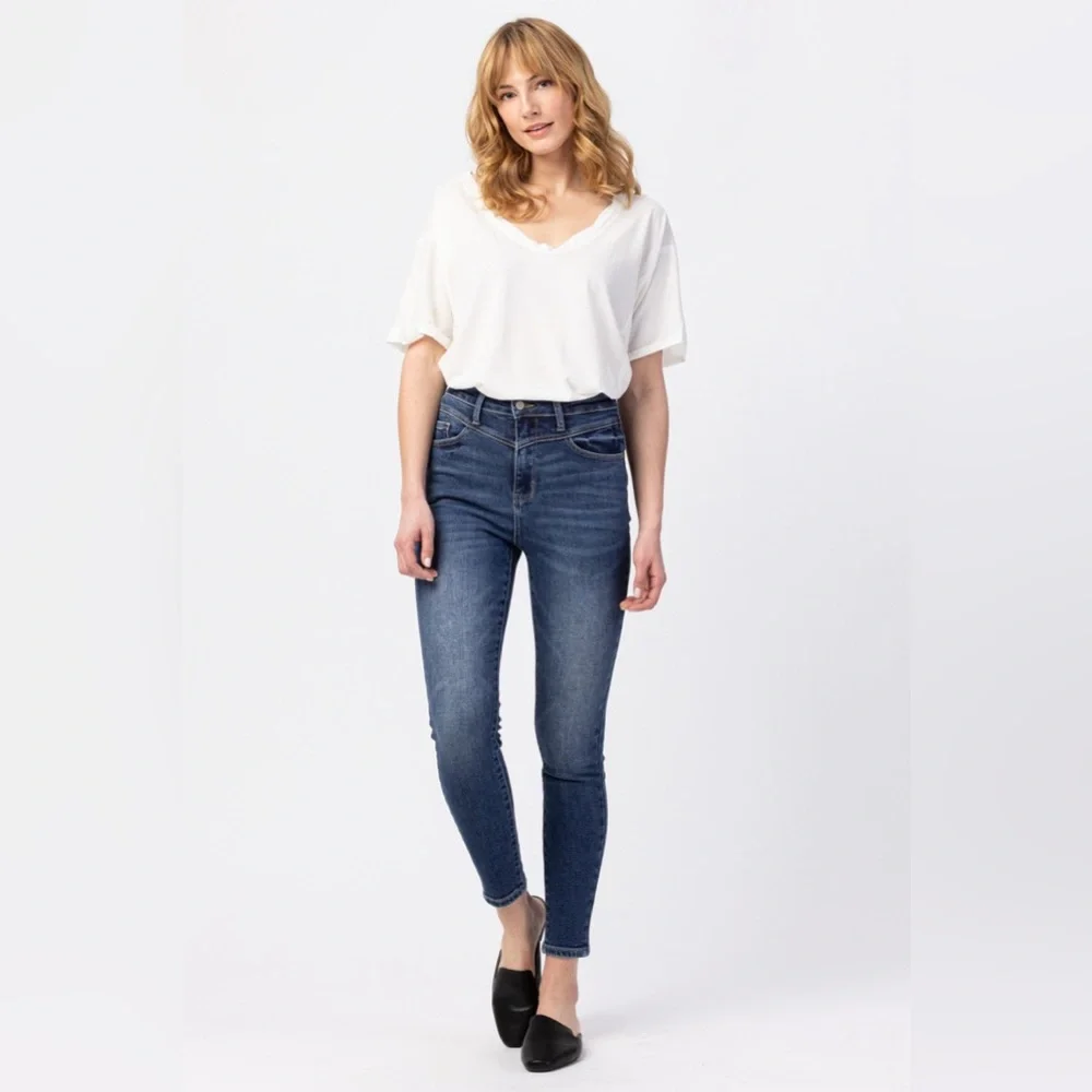 NWT Judy Blue High Rise Ankle-Length Skinny Jeans size 13